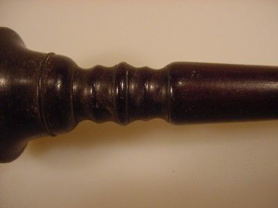 Rare Antique Wood Natural Trumpet Mouthpiece  