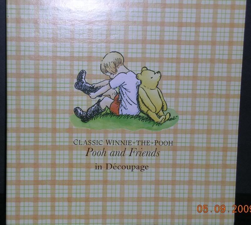 Winnie The Pooh 3D Decoupage Picture Wood Frame NEW  