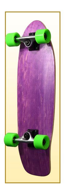 NEW PURPLE Complete Longboards Mini Cruiser Skateboard  