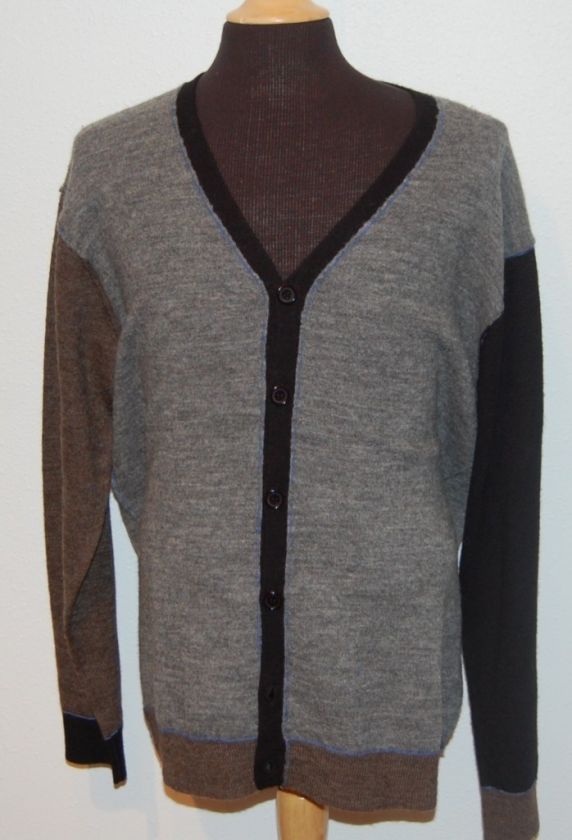 Cool NWT $175 MARTIN GORDON grandpa CARDIGAN SWEATER L  