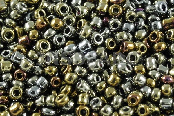 Black AB Iris 11/0 Seed Beads 1.7Oz 50G (~5000Pcs)  