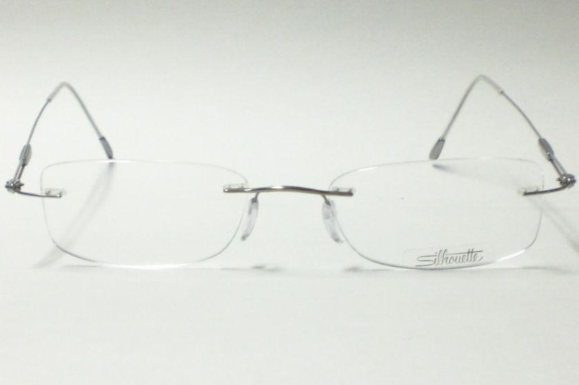 SILHOUETTE 7527 SILVER 6075 EYEGLASSES AUTH. S 51 TITAN  