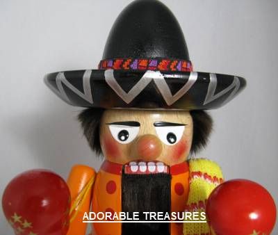 2010 SIGNED STEINBACH *CHUBBY MEXICAN* NUTCRACKER, NIB  