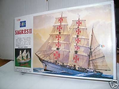 Lee Model Kit 1/350 SAGRES II Portugal Navy Sail MIB  