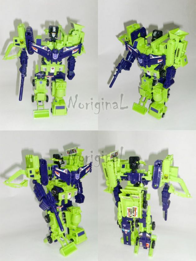 Transformers KO Remake G1 Combiner/Gestalt DEVASTATOR Constructicons 