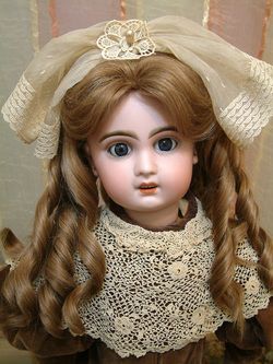 24 JUMEAU BEBE ANTIQUE FRENCH DOLL WITH RARE SLEEP EYES GREAT 