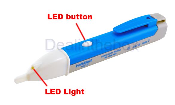 Non Contact AC Voltage Detector 90~1000V Tester Pen Stick