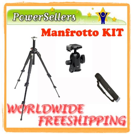 Manfrotto Bogen 190XPROB Tripod W/ 498RC2 & 190 Bag Kit  