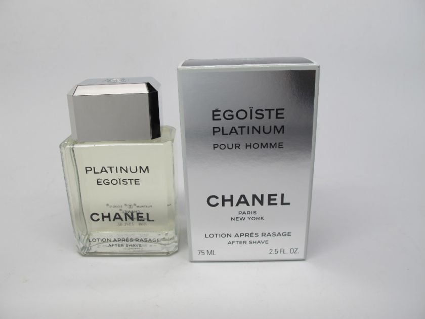 Chanel PLATINUM EGOISTE After Shave Splash 2.5 oz NIB  