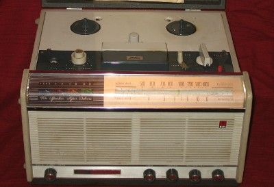    57R Hi FI Reel to Reel Recorder SW AM TUNER TUBE AMP RECEIVER  