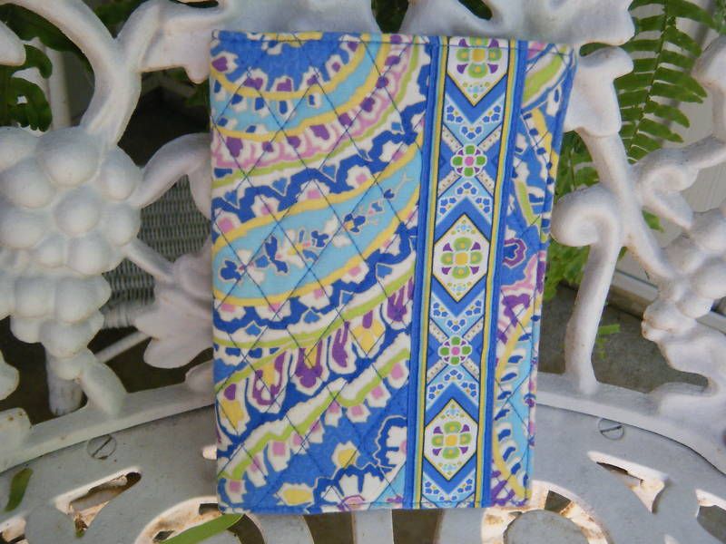 VERA BRADLEY Paperback Book Cover CAPRI BLUE New  