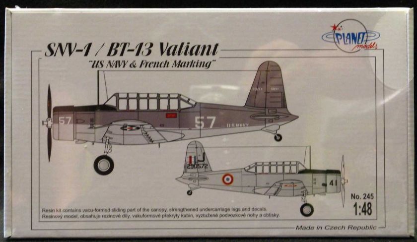 48 Planet Models VULTEE BT 13 SNV 1 VALIANT  