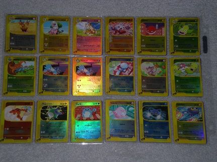 Complete Pokemon Aquapolis Reverse Holo Foil Set 1 147  