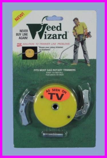 With this Weed Wizard Grass and Weed Trimmer Head, with Durable Metal 