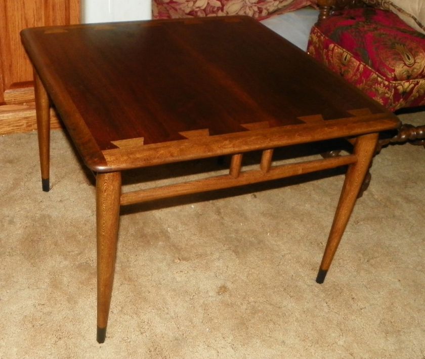 Lane Walnut Ash Dovetailed Side Table End Table  