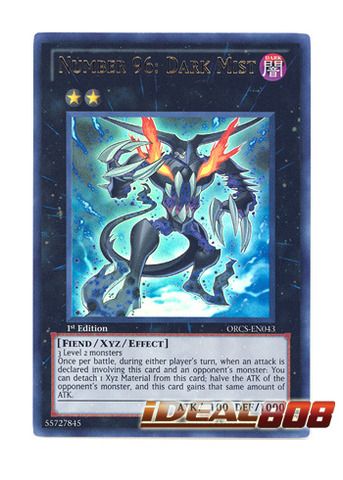 YUGIOH Number 96 Dark Mist   Ultra   ORCS EN043 Mint 1st Edition 