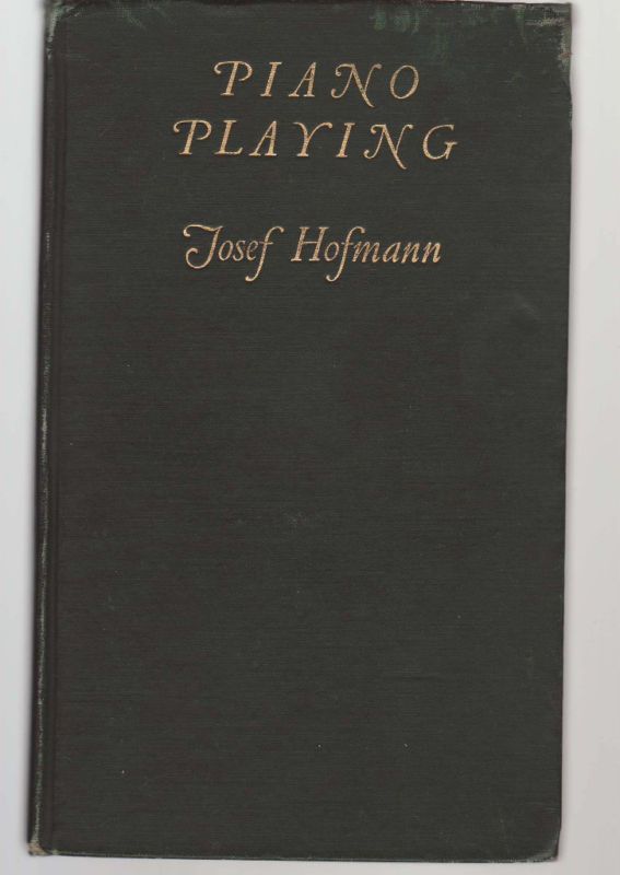 Pianist, Josef Hoffmann Piano Playing HB, 1908 RARE  