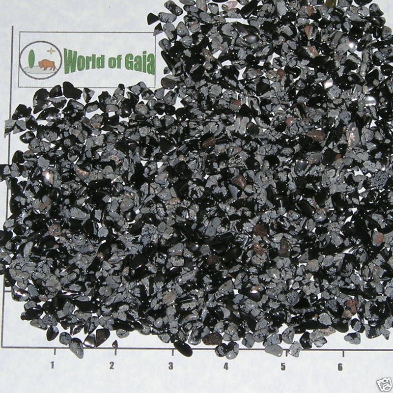 SNOWFLAKE OBSIDIAN, xmini tumbled, 1/2 lb bulk stones  