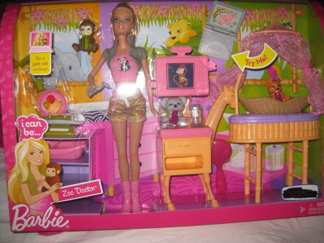 Matel Barbie Vet / Zoo Set Doctor  