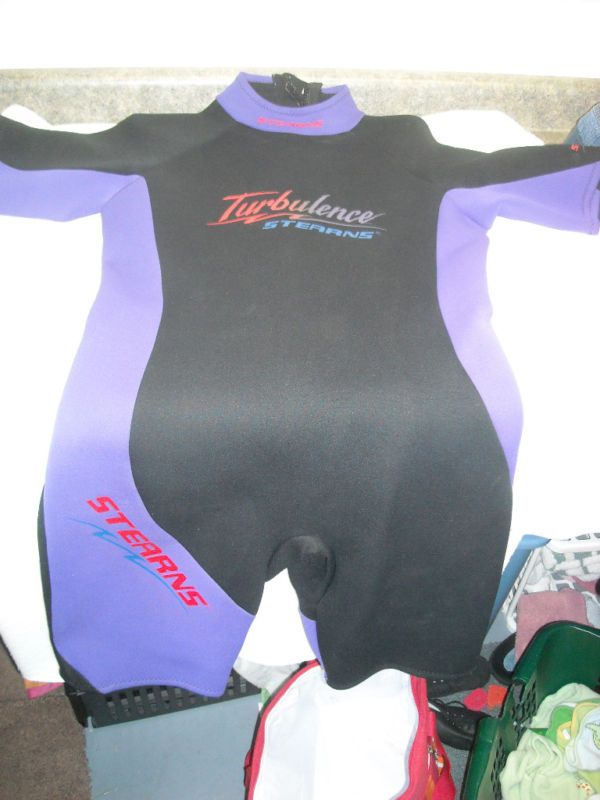 Sterns Turbulence Wetsuit Size XL Black Blue Nice  