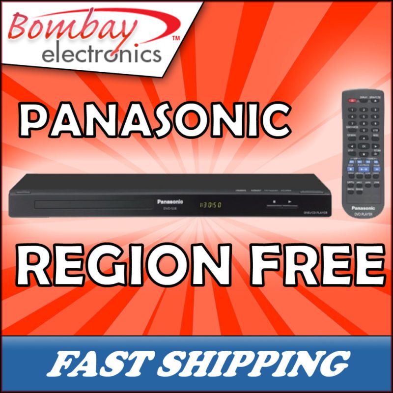 PANASONIC Region Free 1 2 3 4 5 6 PAL NTSC DVD Player $  