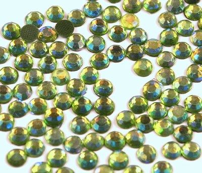 4300 HOT FIX RHINESTONES 4 MM 16SS AB 6 COLORS FLATBACK  