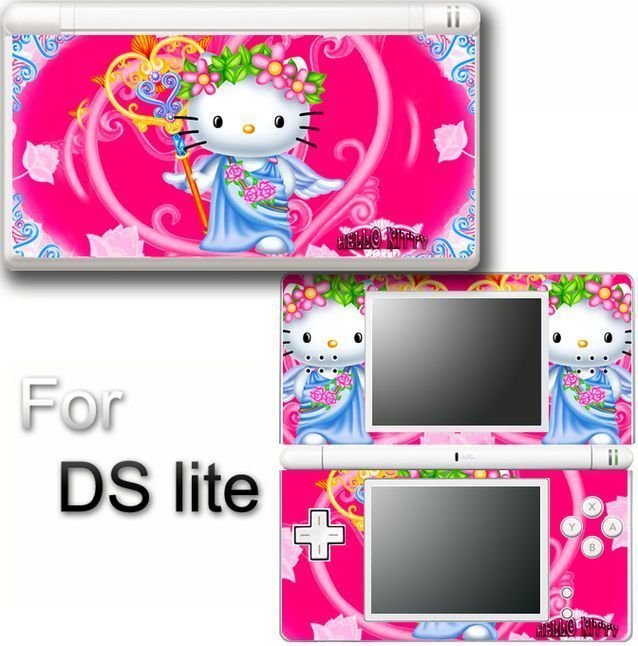 Hello kitty CAT VINYL SKIN STICKER f NINTENDO DS LITE 3  