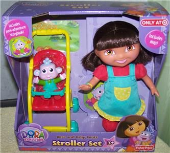 Dora the Explorer * Dora & Baby Boots* Stroller Set New on PopScreen