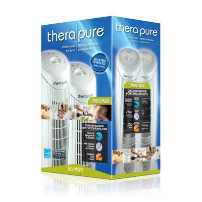 New Envion Therapure UV HEPA Air Purifier 2 Pk  