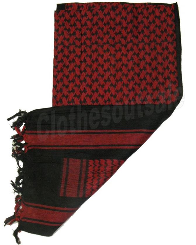   Military Tactical Keffiyeh Arab Scarf 100% Cotton Head Wrap  