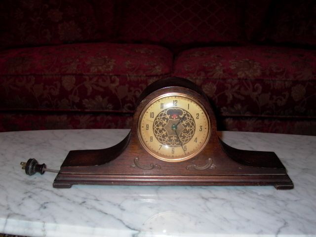 Warren Telechron Electric Shelf Mantle Clock Model BB  