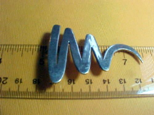 Vtg 1 LIGHTENING BOLT MEXICO TAXCO SIGNED BROOCH PIN  