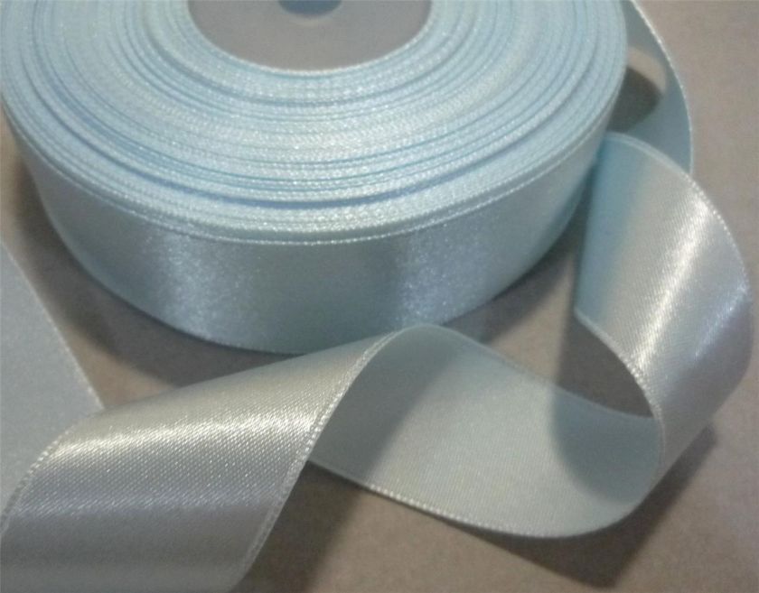 30 Col Satin Ribbon SingleFaced 8yd 3/4 19mm UPick SE8  