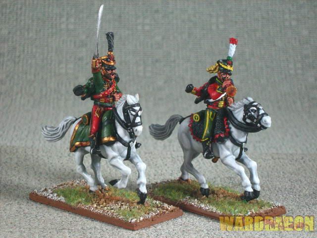 28mm Napoleonic WDS Pro painted French Hussars i27  