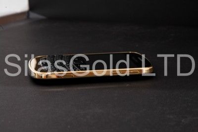 BlackBerry Bold 9900 Black Unlocked Gold Plated Mirror Finish 