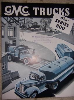 1948 GMC Old Truck Promo Ad Series 800 Military Army f  