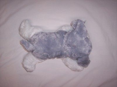   Gray Dog Weighted Stuffed Animal / lap pad animal. Autism. ADHD  