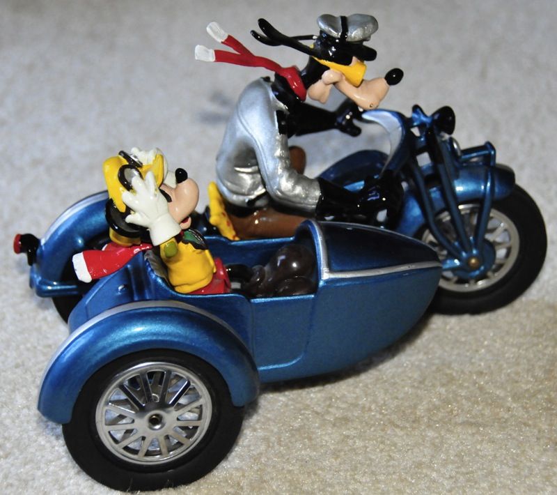 Disney Goofy & Mickey Pride Lines Motorcycle with Sidecar  