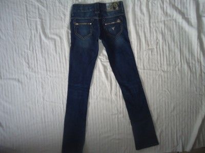 NWT WOMENS GUESS DAREDEVIL STRAIGHT LEG JEANS 00 23  