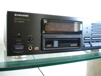 Pioneer PD M650 6 Disk CD Player w/ Remote & 2 Trays  