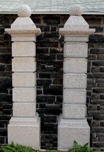 Estate Driveway Columns Granite  