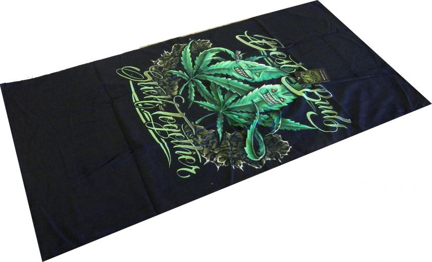 Best Buds Hemp Beach Towel 30X60in Brand New  