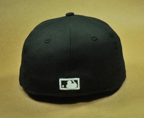 NEW ERA 5950 59FYFTY BROOKLYN DODGERS FITTED COOPERTOWN BLACK BASEBALL 