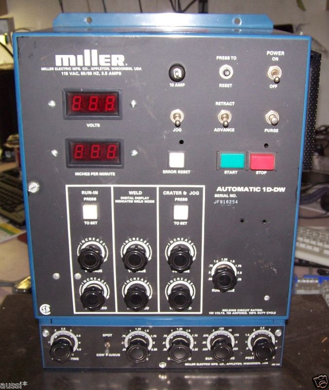 NEW MILLER WELDER GAS / CURRENT SENSING CONTROL 1D DW  