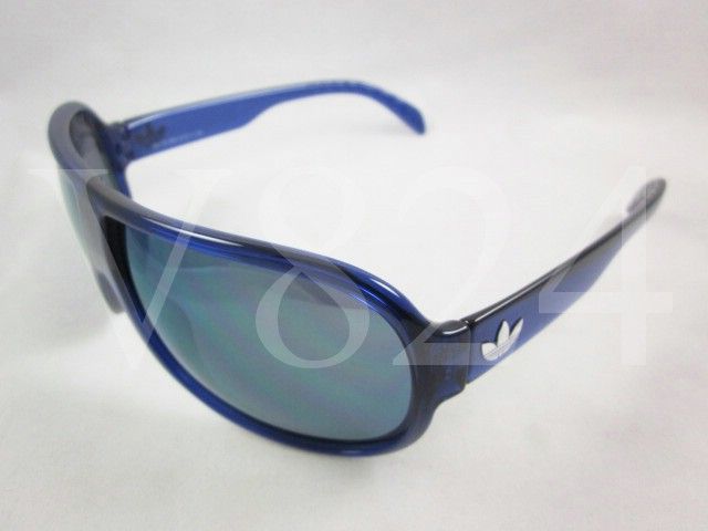 ADIDAS Sunglasses AH 17 BRUNO Shiny Strong Blue / Rainbow Mirror AH17 