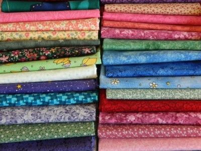 Lot of 75 Fat Quarters Quilt Quilting Cotton Fabric   MODA SSI HOFFMAN 