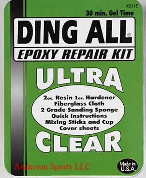 EPOXY DING REPAIR KIT Longboard Surfboard Surf Resin  