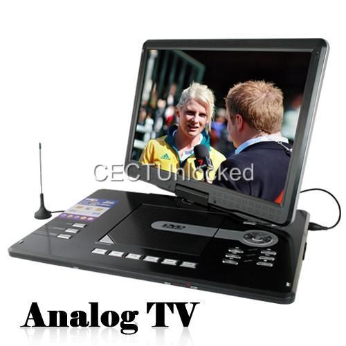 15.8 inch Portable DVD Player  MP4 TV SD USB Games  