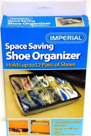 Shoe Organizer   Under the Bed Space Saver Shoes Under 12 Part Storage 