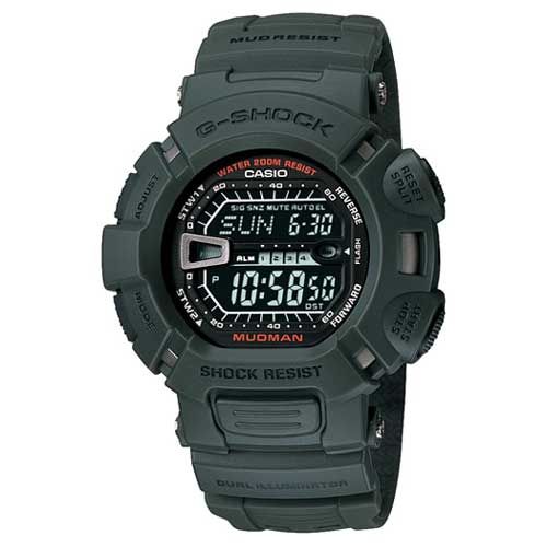 Casio G Shock Mud Resist World Time Auto Dual Illuminator Mens Watches 